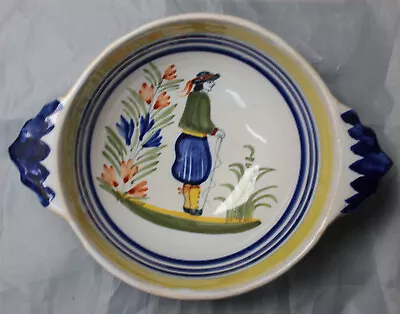 Buy Henriot Quimper 12cm Small Bowl,  Petit Breton  Pattern • 6.95£
