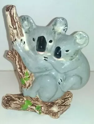 Buy Lovely Vintage Australian Studio Pottery Koala Bear & Cub Animal Figurine Signed • 9£