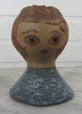 Buy Gemma Taccogna ? Pottery Flower Frog Ladies Head Vase • 69.15£