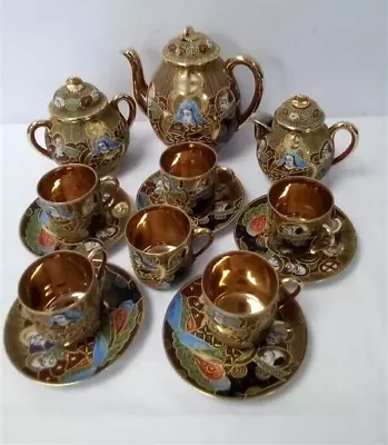Buy Vintage Samurai China 14 Piece Porcelain Tea/Coffee Set (see Description) • 9.99£