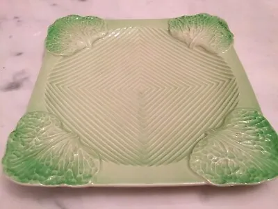 Buy Carlton Ware Australian Design Reg 569 Square Green Lettuce Leaf Plate • 9£