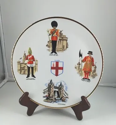 Buy Vintage Alfred Meakin England London Town Series Plate 10  Round RARE • 14.23£
