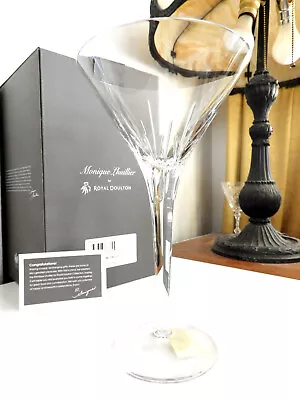 Buy Monique Lhuillier / Royal Doulton Crystal FETE Martini Glass (S) - NEW IN BOX! • 52.13£