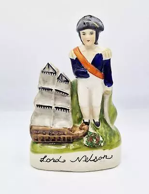 Buy 19th Century Staffordshire Pottery Lord Nelson Figure • 48£