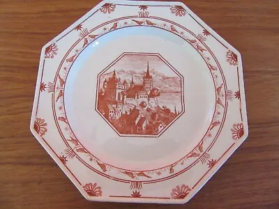 Buy  Antique Minton Castle Scene Plate  • 25£