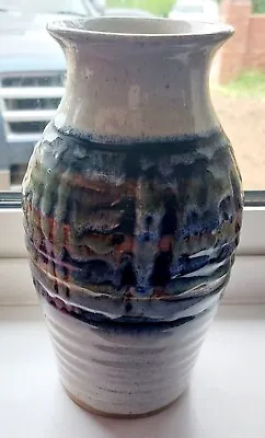 Buy Pilling Studio Art Pottery Vase Drip Glaze 9  Tall Stamped • 9.99£