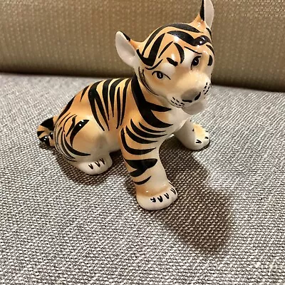 Buy Lomonosov Russian Porcelain Medium Tiger Cub Figurine. • 33.57£