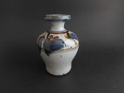 Buy Handcrafted Bud Vase Studio Art Pottery Stoneware Signed “SHP”, 5  • 11.51£