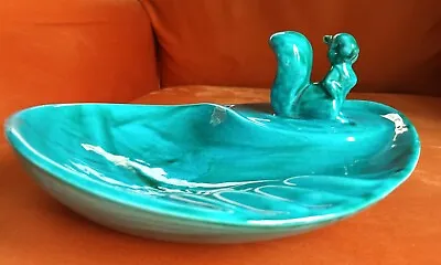 Buy Anglia Pottery Squirrel Soap Dish, Trinket Dish, Turquoise Green • 18£
