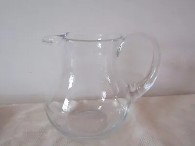 Buy Vintage Retro Studio Art Glass Pitcher Cocktail Jug Water Etc 17cm Tallest • 9.59£