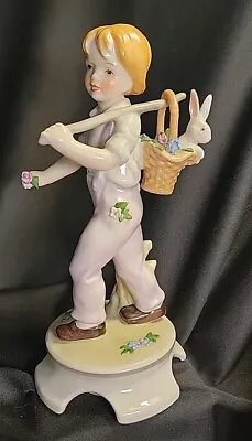 Buy Vintage 1968 Goebel Boy With Rabbit, Lore # 239, Made In West Germany  • 22.77£