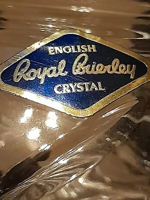 Buy Vintage English Royal Brierley Crystal Bowl - Small Size • 15.99£
