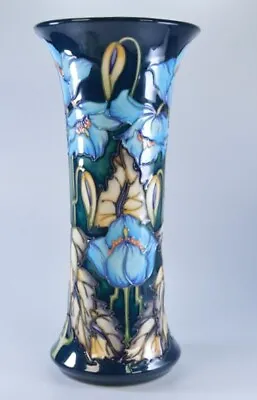 Buy Moorcroft Blue Rhapsody Pattern By Philip Gibson For MCC 2001 26cm Signed • 290£