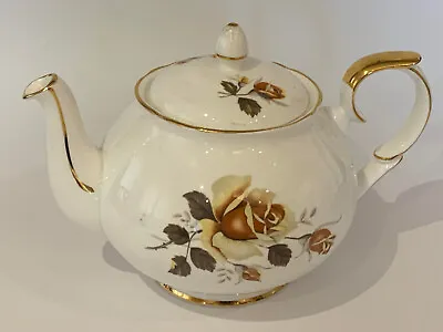 Buy Duchess England Bone China 1,1/2 Pint Yellow Rose Design Teapot. • 29.99£
