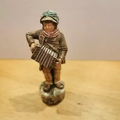 Buy  Majolica Austrian, Of A Boy Playing Accordion Vintage Boy Figure  • 75.99£