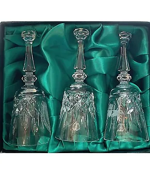 Buy Crystal Irish Bells, Galway Irish Crystal, Set Of Three • 85.39£