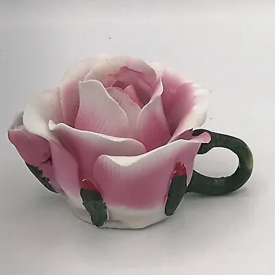 Buy Cosmos MINI Pink Rose Flower Teapot Style.  NOT FOR FOOD USE.  DECOR ONLY. 2” • 22.80£