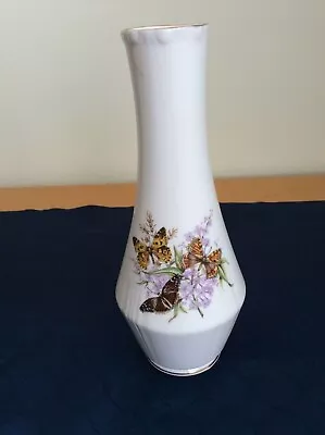 Buy Vintage Royal Grafton Butterflies Fine Bone China Bud Vase - VGC • 9£