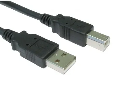 Buy USB Printer Cable Lead Type A Male To B Male HP Epson Brother Canon 1m 2m 3m 5m • 1.99£