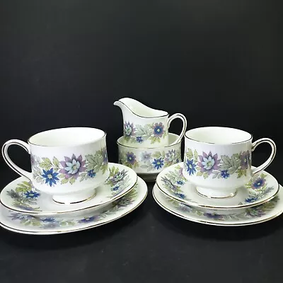 Buy Beautiful Vintage Paragon Fine Bone China Tea Cup Saucer Set For Two Cherwell • 14.40£