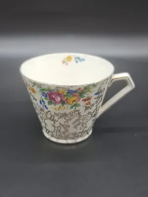 Buy Vintage Lord Nelson Ware Cup Bone China Floral Used Condition • 16.08£