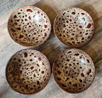 Buy 4 X Cereal Bowls Fosters Honeycomb Cornish Pottery • 22.99£