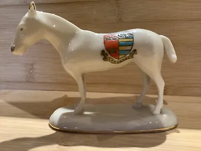 Buy Carlton Crested China Pony With Newmarket Crest • 6£