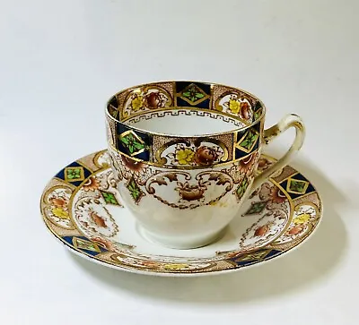 Buy Rare Find: Antique 1910s Alfred Meakin “Windsor” Imari Pattern Cup & Saucer • 17.08£