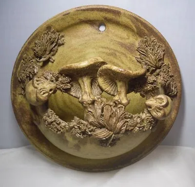 Buy Large Catherine Burden Studio Art Pottery Rustic Mice Mushrooms Wall Pocket Vase • 24.99£