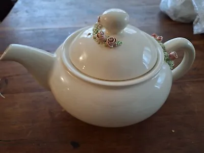 Buy Carlton Ware Tea Pot. Myra McDonnell Rosebud Teapot. • 15£