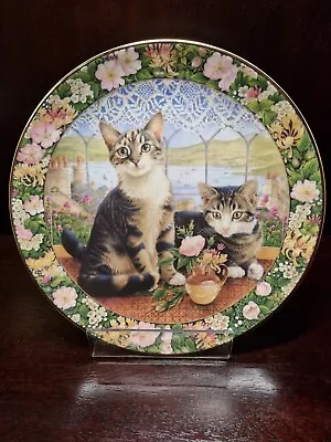 Buy Cats In The Window Harry & Sheena In The Summer ROYAL DOULTON Collectors Plate • 4.99£