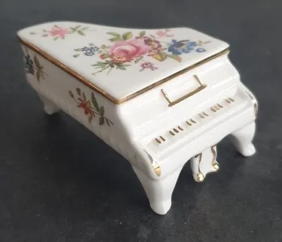 Buy Hammersley Fine Bone China Miniature Grand Piano Floral • 9.95£
