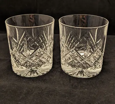 Buy 2 X Edinburgh Crystal Montrose Pattern 6oz Whiskey Tumbler Glass 3  7.7cm Tall • 35£