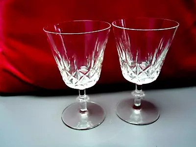 Buy Matching Pair Of Edinburgh Crystal Wine Glasses - Ed19 Pattern • 5£