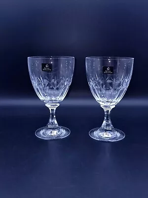 Buy Royal Doulton Crystal 'Royal' Pair Of Water Goblets- New With Box • 39.90£