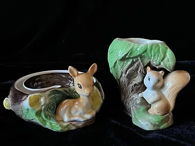 Buy Hornsea Deer Eastgate Fauna Rabbit Vase Or Posy Bowl Vintage Pottery • 8.49£