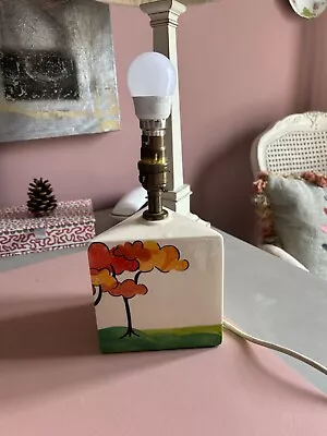 Buy Clarice Cliff Style Abstract Vintage Lamp - Trees • 55£