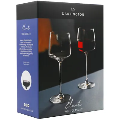 Buy Dartington Wine Glasses Elevate Collection Set Of 2 • 31.99£