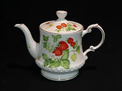 Buy Rosina Fine Bone China Queens Virginia Strawberry Teapot Coffee Pot • 75.86£