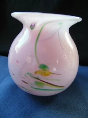 Buy Selkirk Scottish Art Glass Vase 1998 • 7.95£