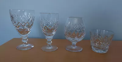 Buy 4 X Royal Doulton GEORGIAN Cut Crystal Glass (various, See Below) • 26£