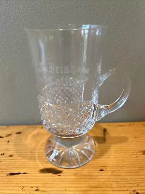 Buy Cut Crystal Irish Coffee Glass • 12£