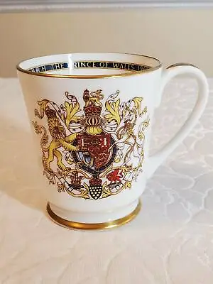 Buy AYNSLEY Fine Bone China Commemoration Prince Of Wales Mug • 14.41£