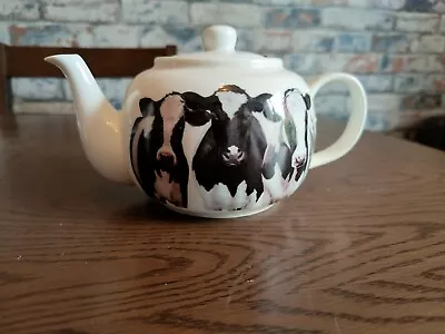 Buy Leonardo Collection Farmyard Themed Bone China Teapot Pigs, Cows, Horses • 25£