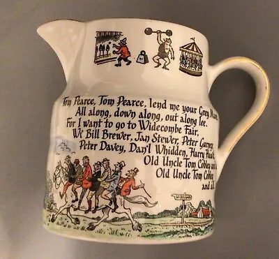 Buy Collectible Vintage Lord Nelson Pottery Decorative Ceramic Jug Widecombe Fair • 9.99£
