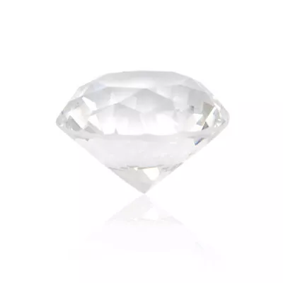 Buy Glass Crystal Diamond Shape Paperweights Facet Jewel Wedding Decor Gift 30m H DR • 5.09£