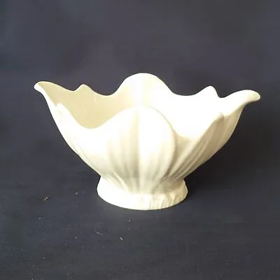 Buy Shorter & Son Vintage Natural White Leaf Pattern Posy Vase ~ 770 • 8.97£
