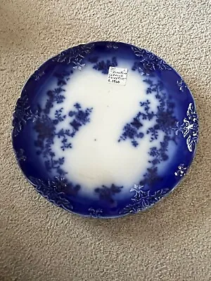 Buy Flow Blue Labelle China 11  Plate C. 1900 • 47.95£
