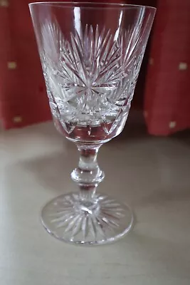 Buy 1 Vintage Edinburgh Crystal  Star Of Edinburgh  Claret Glass, Signed Approx. 6  • 35£