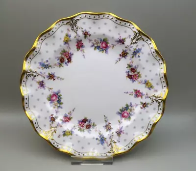 Buy Vintage Royal Crown Derby Royal Antoinette Plate - 8 Inches Diameter • 14.50£